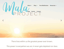 Tablet Screenshot of malaproject.com